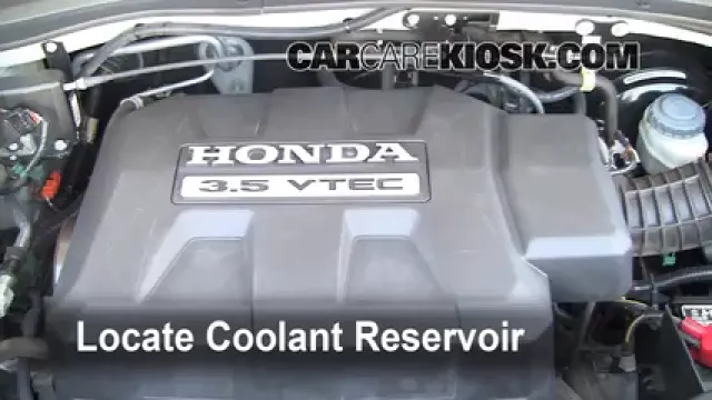 2008 Honda Ridgeline RTL 3.5L V6 Coolant (Antifreeze) Add Coolant